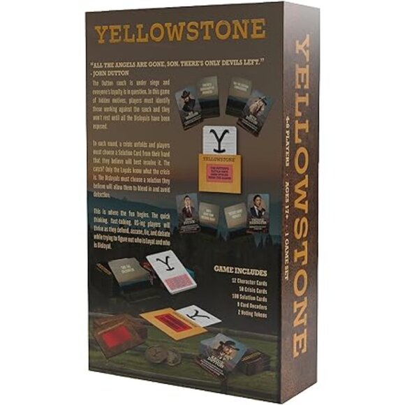 YELLOWSTONE Social Game of Accusations, Betrayal & Fun (BRAND-NEW!) - Picture 2 of 6